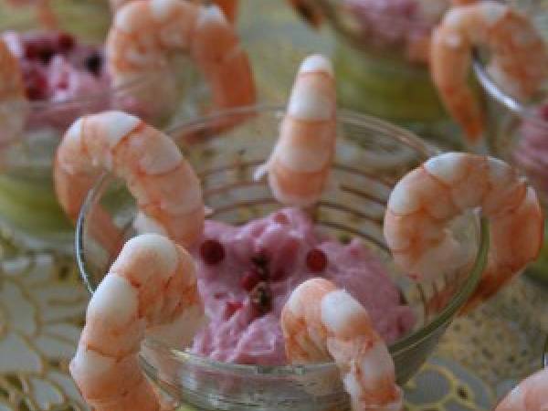 Variantes de verrines et cuillères festives - Préparation etape 4