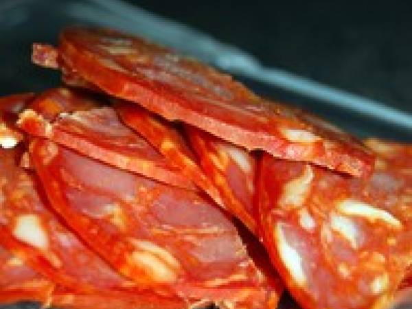 Amuse-bouche chorizo & pommes de terre - Préparation etape 1