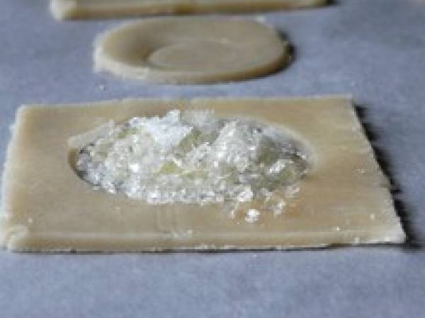 Photophores comestibles en vitrail de bonbons - Préparation etape 4