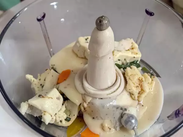 Petites bouchées apéritives aux roquefort - Préparation etape 1