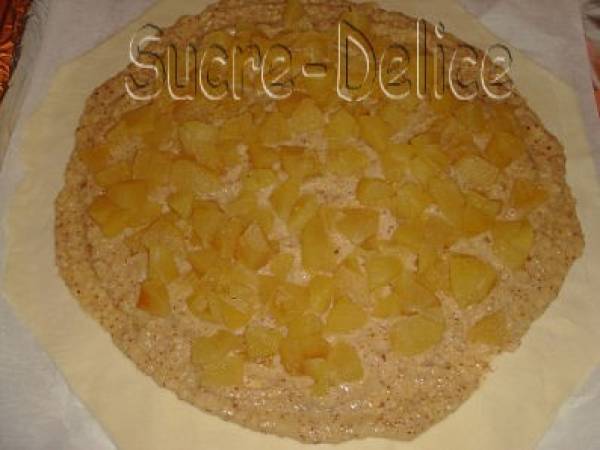 Galette des Rois à la Frangipane et aux pommes - Préparation etape 5