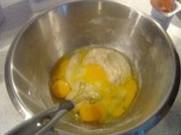 Gâteau d'Anniversaire à la crème patissière - Préparation etape 1