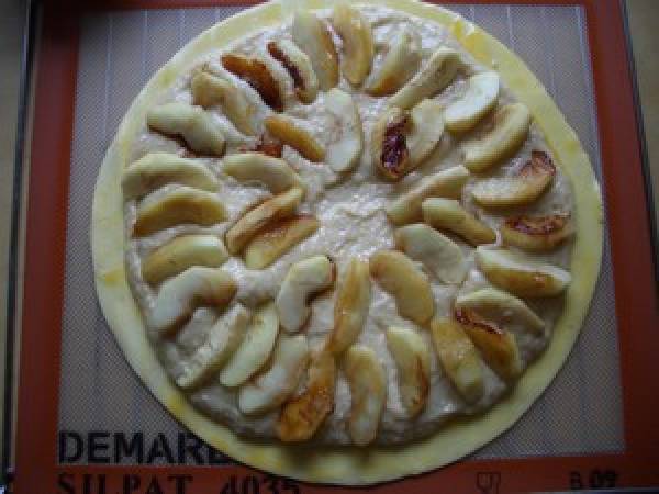 Galette des Rois amandes et pommes caramélisées - Préparation etape 5