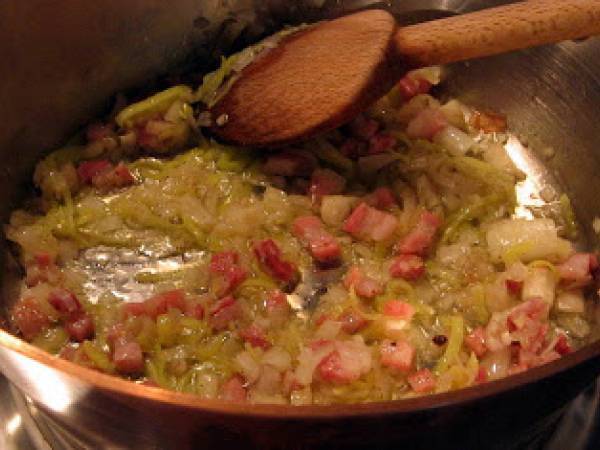 Petit salé aux lentilles blondes - Préparation etape 4