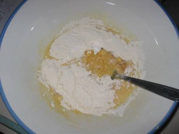 Clafoutis aux pommes - Préparation etape 2