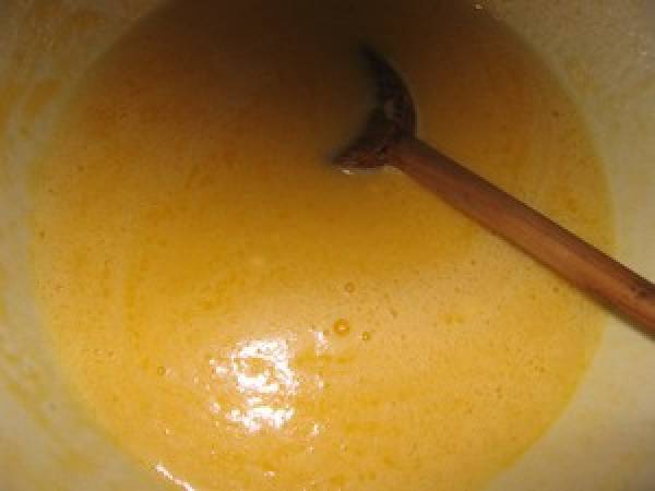 Clafoutis aux pommes - Préparation etape 3