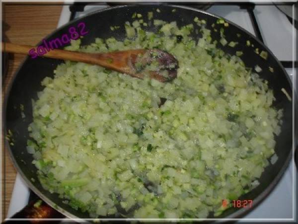 Bourses aux crevettes et legumes - Préparation etape 2