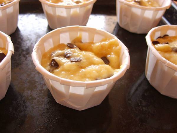 Muffins aux Bananes trop mûres et aux Pépites de Chocolat. - Préparation etape 3