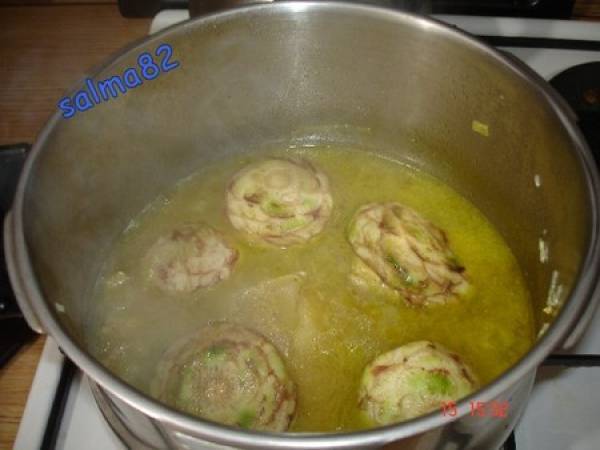 Tajine de petits pois et fond d'artichaut - Préparation etape 2