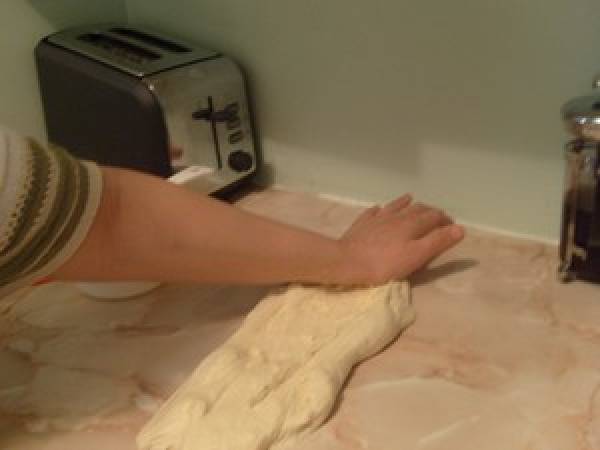 Khefaf, sfenj, beignet traditional algerien - Préparation etape 2