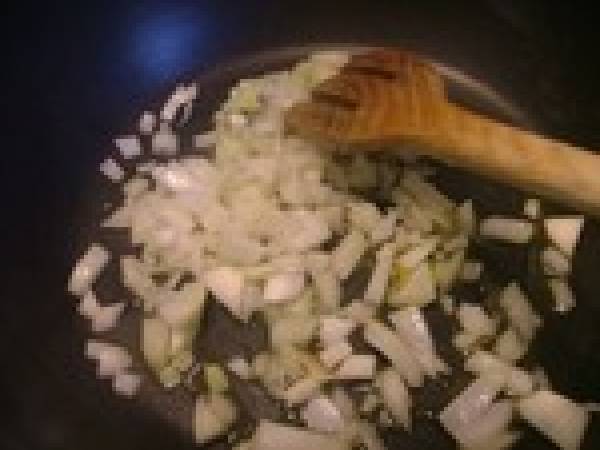 Risotto à la courge et aux morilles - Préparation etape 2