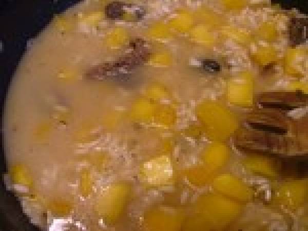 Risotto à la courge et aux morilles - Préparation etape 6