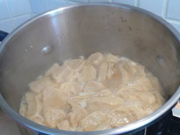 J'ai osé ... le poulet végétal (seitan pour les connaisseurs) - Préparation etape 4