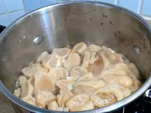 J'ai osé ... le poulet végétal (seitan pour les connaisseurs) - Préparation etape 4