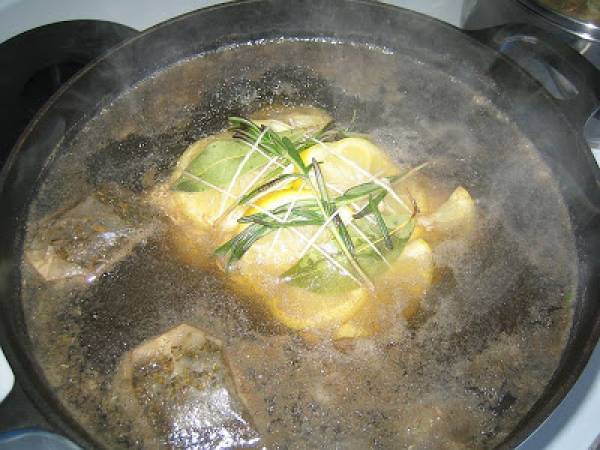 Rôti de porc aux pommes, miel et thym!! - Préparation etape 3