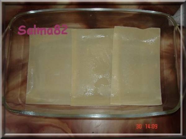 Lasagne de légumes et crevettes - Préparation etape 4