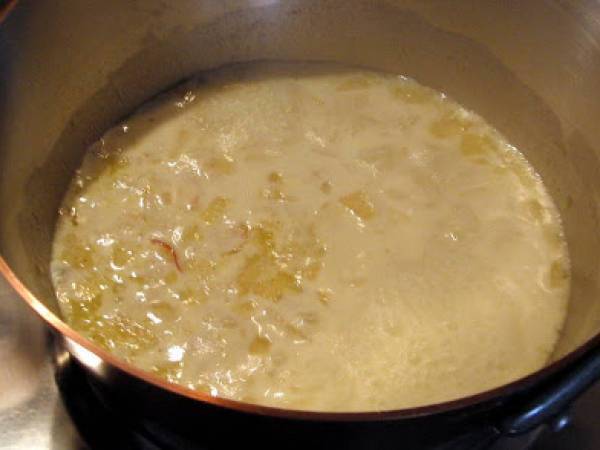 Cuisse de pintade à la normande - Perlhuhnschenkel auf normannische Art - Préparation etape 3