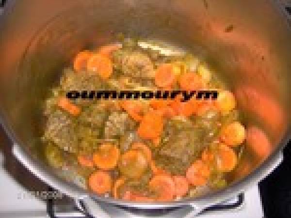 Mon riz aux carottes et olives - Préparation etape 2