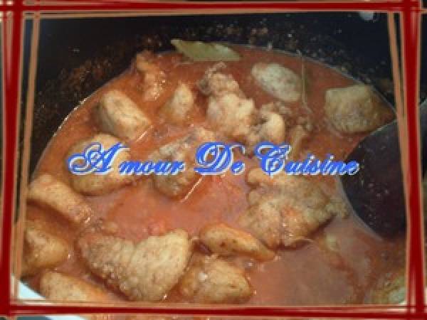 Riz au poulet typiquement Algerois, plat Algerien - Préparation etape 5