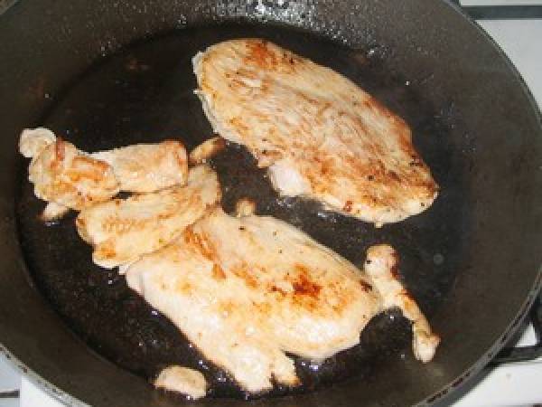 Escalopes de dinde au gorgonzola - Préparation etape 2