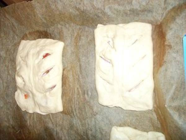 FOUGASSES FARCIES - Préparation etape 7