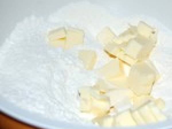 Tarte crumble à la compote de fruits... - Préparation etape 5