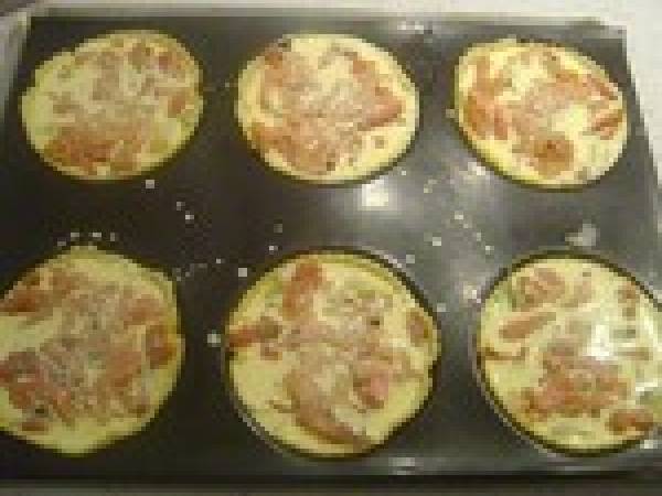 Quiche au saumon, lardons et poireaux - Préparation etape 5