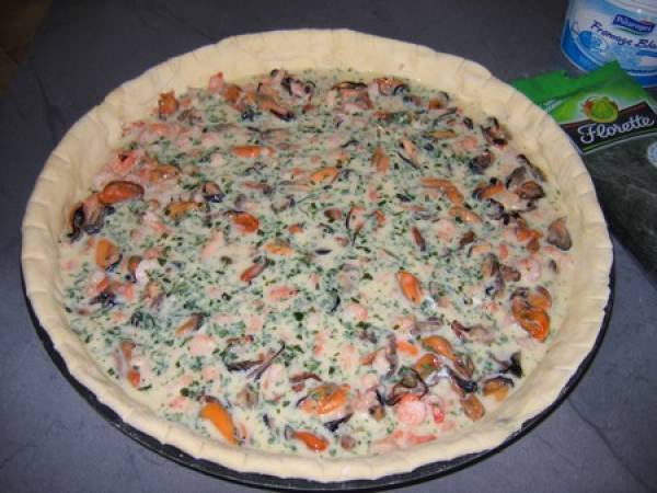 Tarte du pêcheur de Nadine - Préparation etape 5