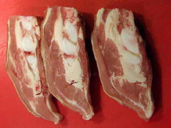 Tendrons de veau braisés - Geschmorte Kalbsbrust - Préparation etape 1