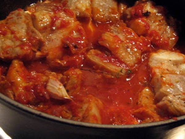 Tendrons de veau braisés - Geschmorte Kalbsbrust - Préparation etape 4