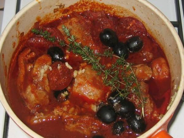 Sauté de veau au chorizo de Lisbonne - Préparation etape 3
