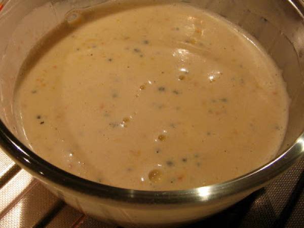 Petits pots à la vanille et à l'orange - Vanille-Crème mit Orange - Préparation etape 3