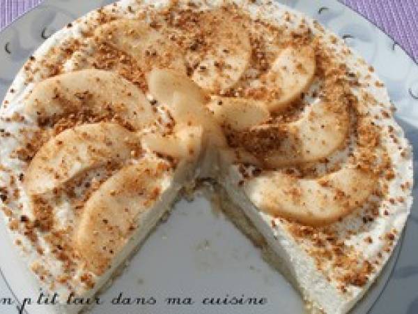 P'tit gâteau nuage chantilly/poire et gousse de vanille - Préparation etape 14