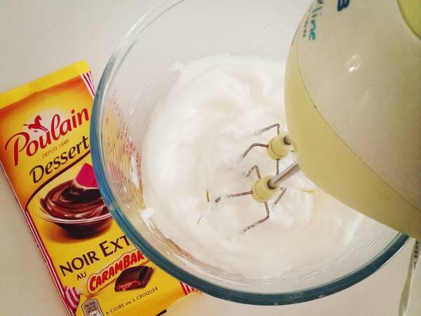 Gâteau magique au chocolat au Carambar - Préparation etape 4