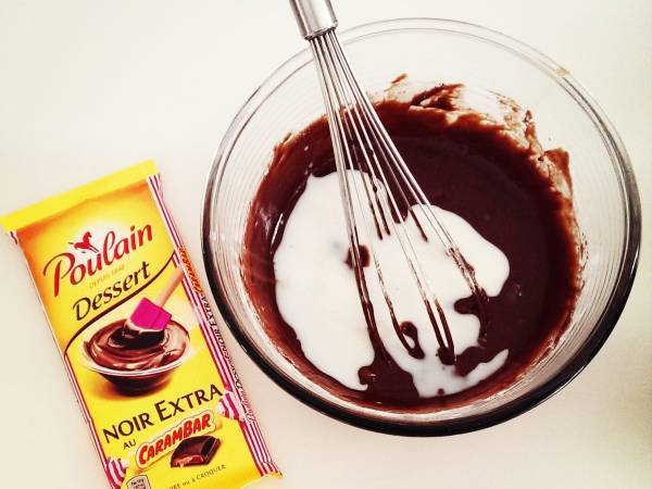 Gâteau magique au chocolat au Carambar - Préparation etape 5