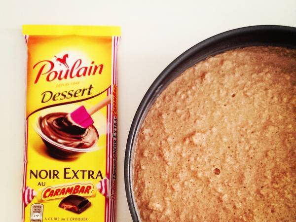 Gâteau magique au chocolat au Carambar - Préparation etape 7