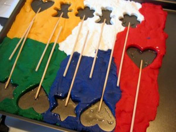 Sucettes mangue-orange - Préparation etape 2