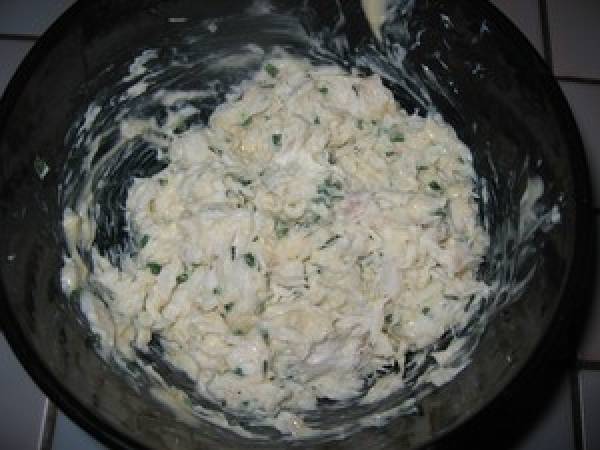 Dôme de crevettes sur son lit de merlu - Préparation etape 5