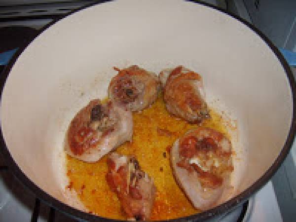 Osso bucco de dinde aux olives - Préparation etape 1