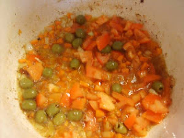 Osso bucco de dinde aux olives - Préparation etape 3