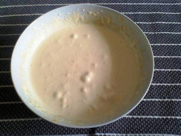 Le gâteau du courant d'air - Préparation etape 2