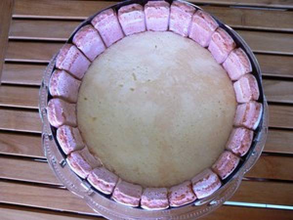 Charlotte aux framboises - Préparation etape 2