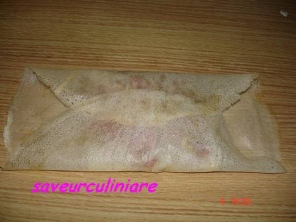 Mini pastilla au viande haché et oeufs - Préparation etape 6