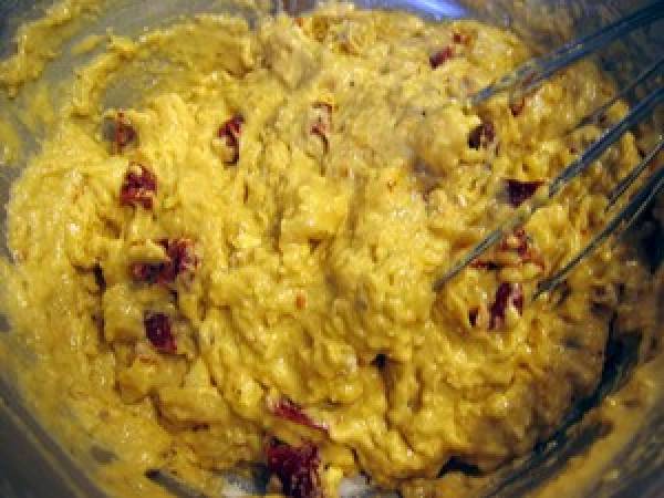 Mini muffins salés aux tomates séchées, parmesan et origan - Préparation etape 3