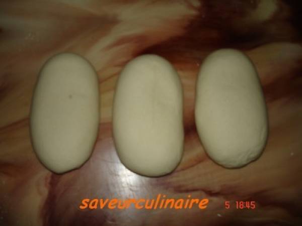 Turban du juge ou rezet el kadi - Préparation etape 3