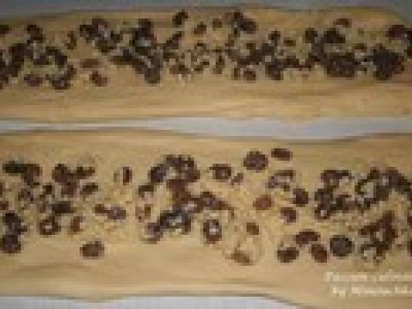 Brioche torsadée aux raisins secs et amandes - Préparation etape 5