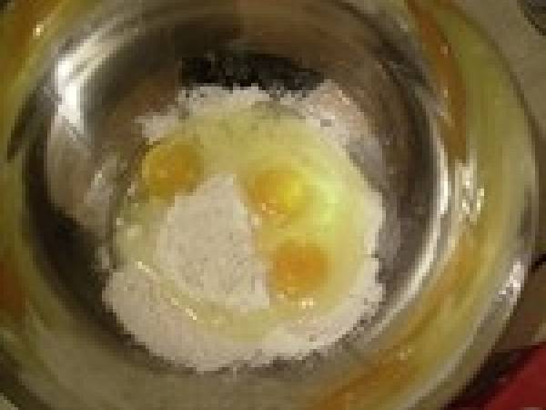 Quiche sans pâte de maman aux brocolis - Préparation etape 2