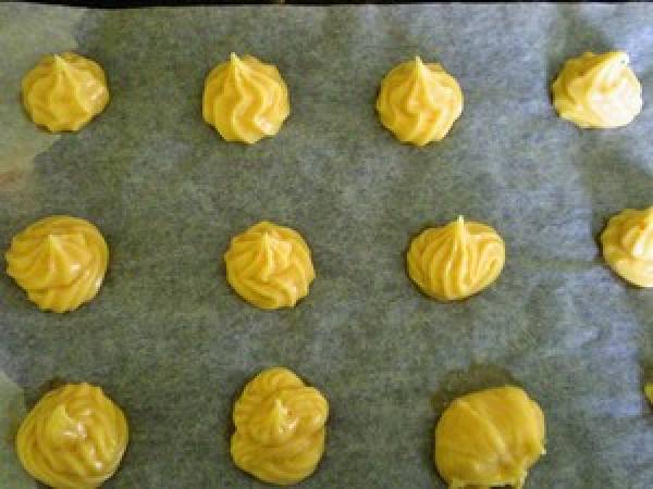 TARTE AUX PROFITEROLLES - Préparation etape 1