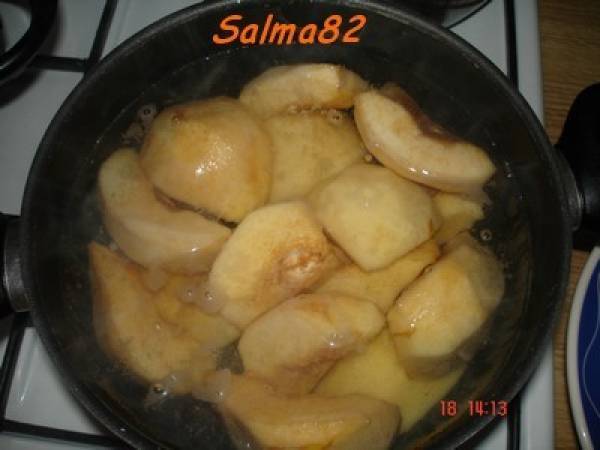 Tajine de poule aux coings caramélisés - Préparation etape 2