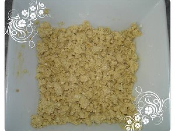 Crumble de pangasius aux épinards - Préparation etape 1